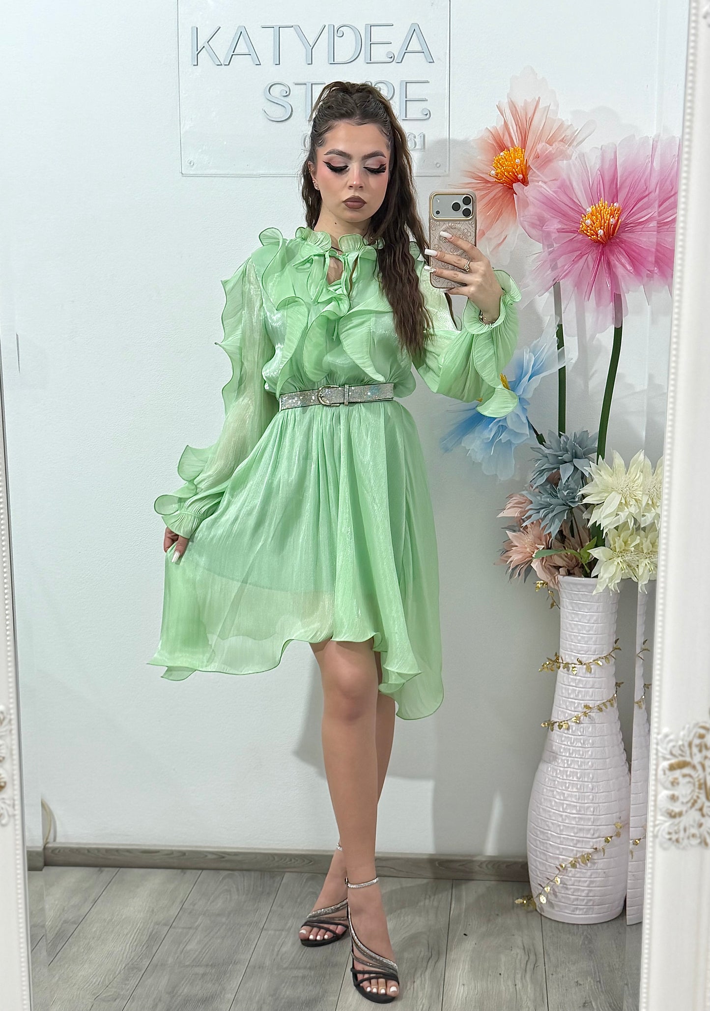 Rochie din organza MARISSE