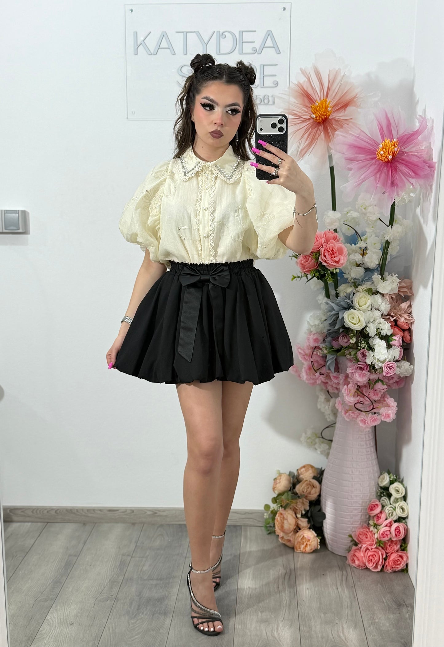 Cămașă elegantă RAMONA bej