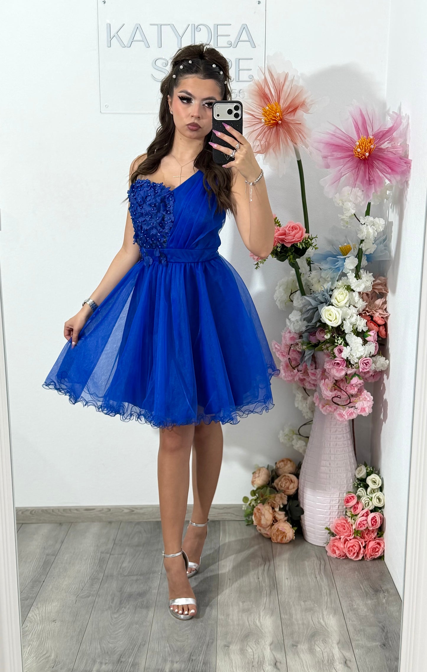 Rochie Anastasia albastru electric