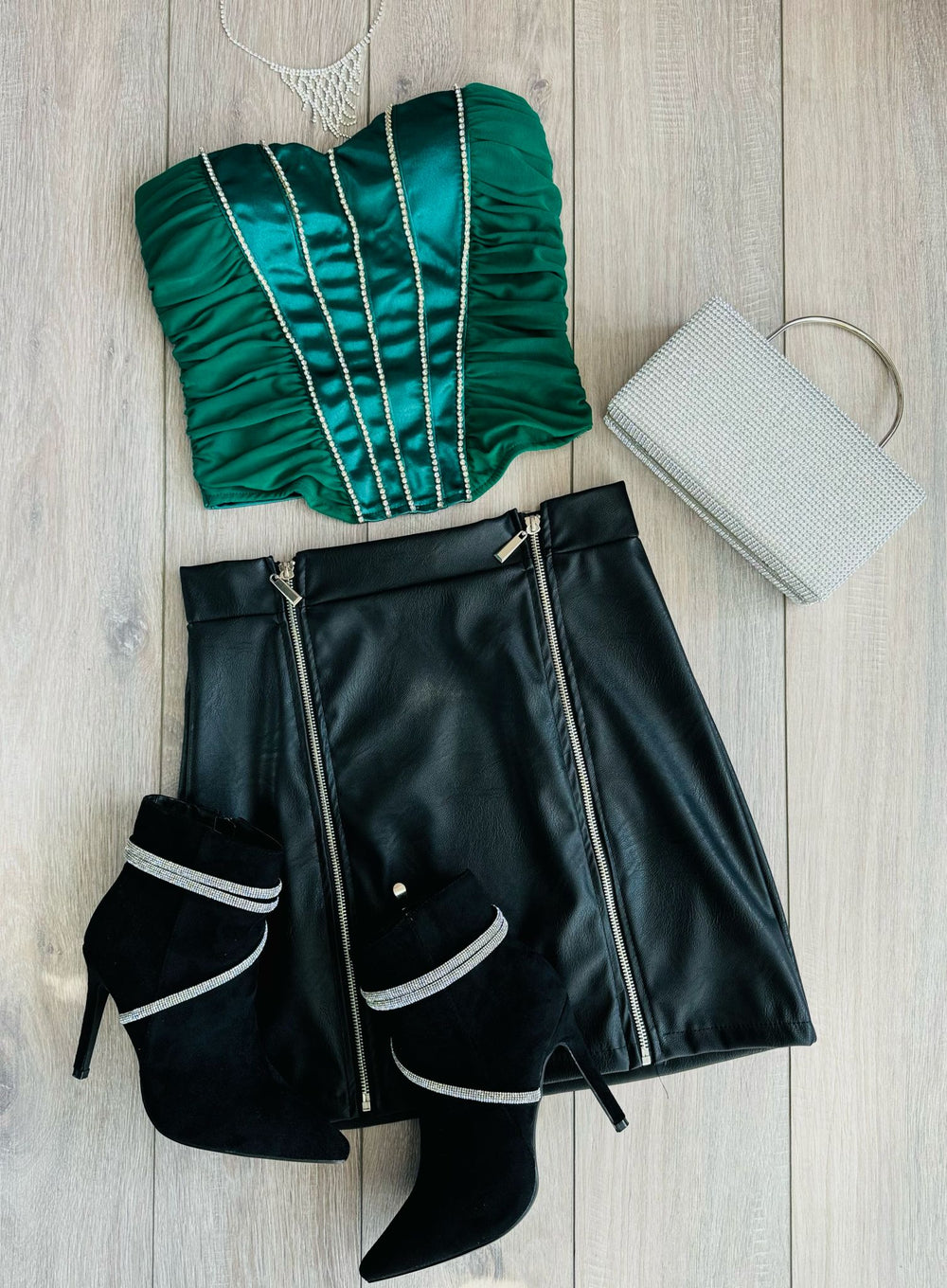 Top satinat Lovely Fashion