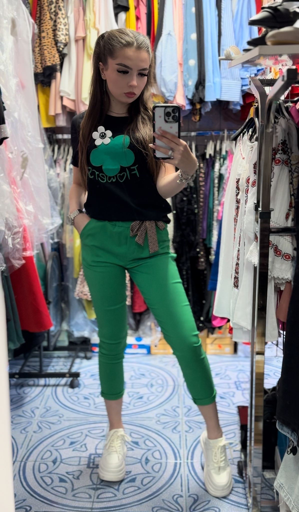 Pantalon verde Summer