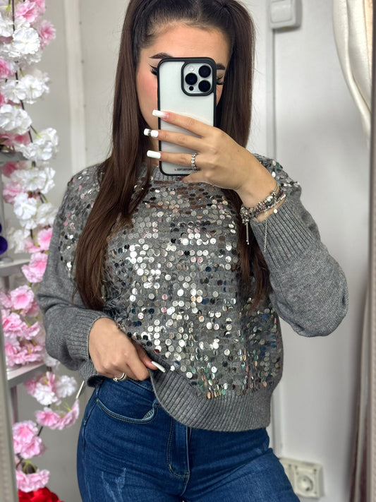 Bluza Merry cu paiete