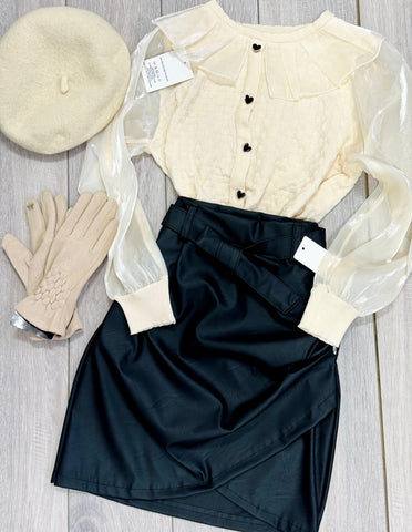 Bluza cu nasturi Hearts