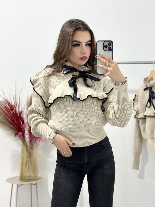 Pulover Zra beige