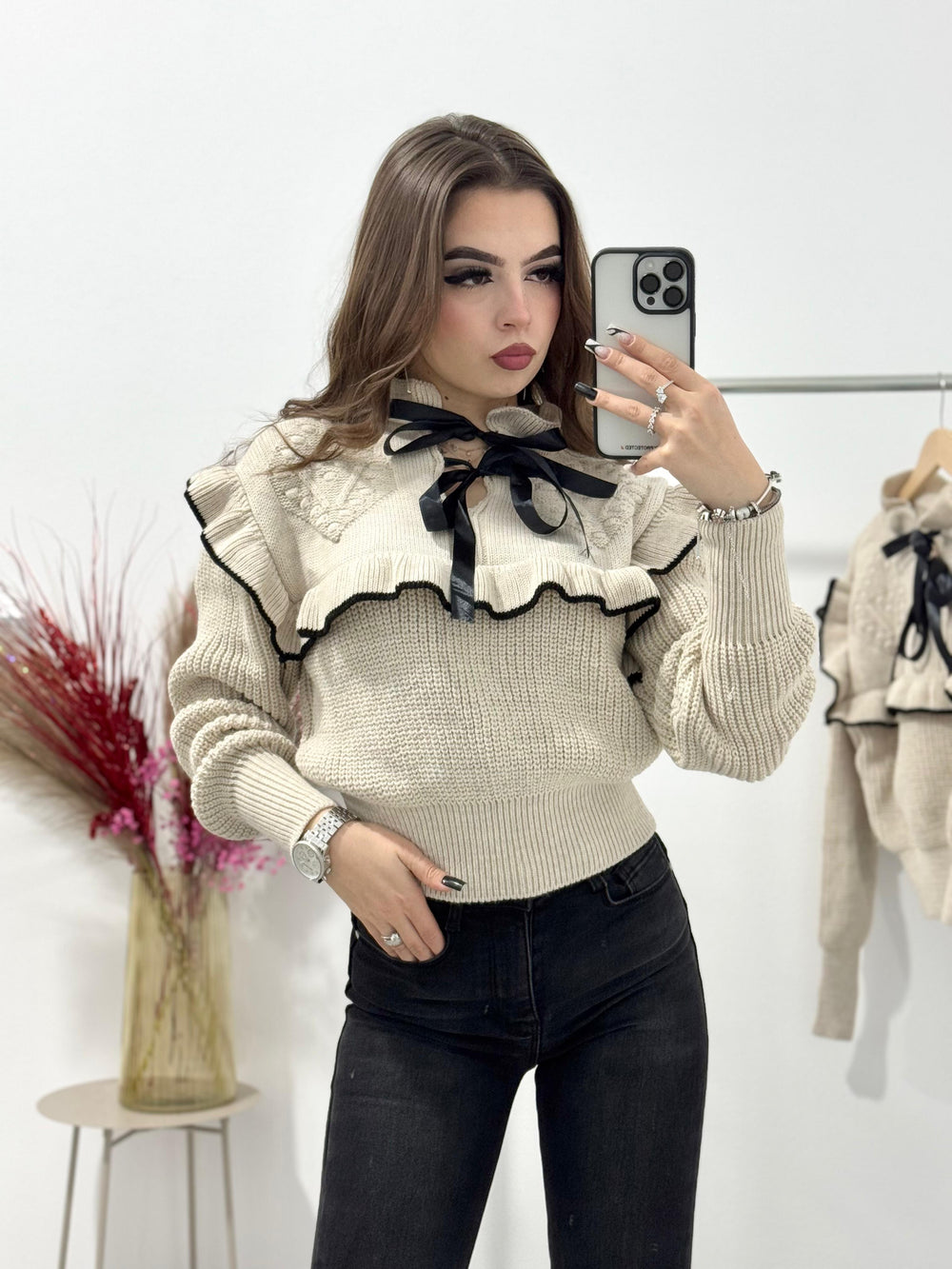 Pulover Zra beige