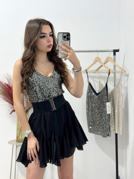 Maieu elegant cu paiete