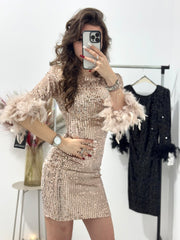 Rochie eleganta din paiete Aurora