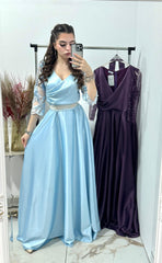 Rochie lunga din tafta Hellen