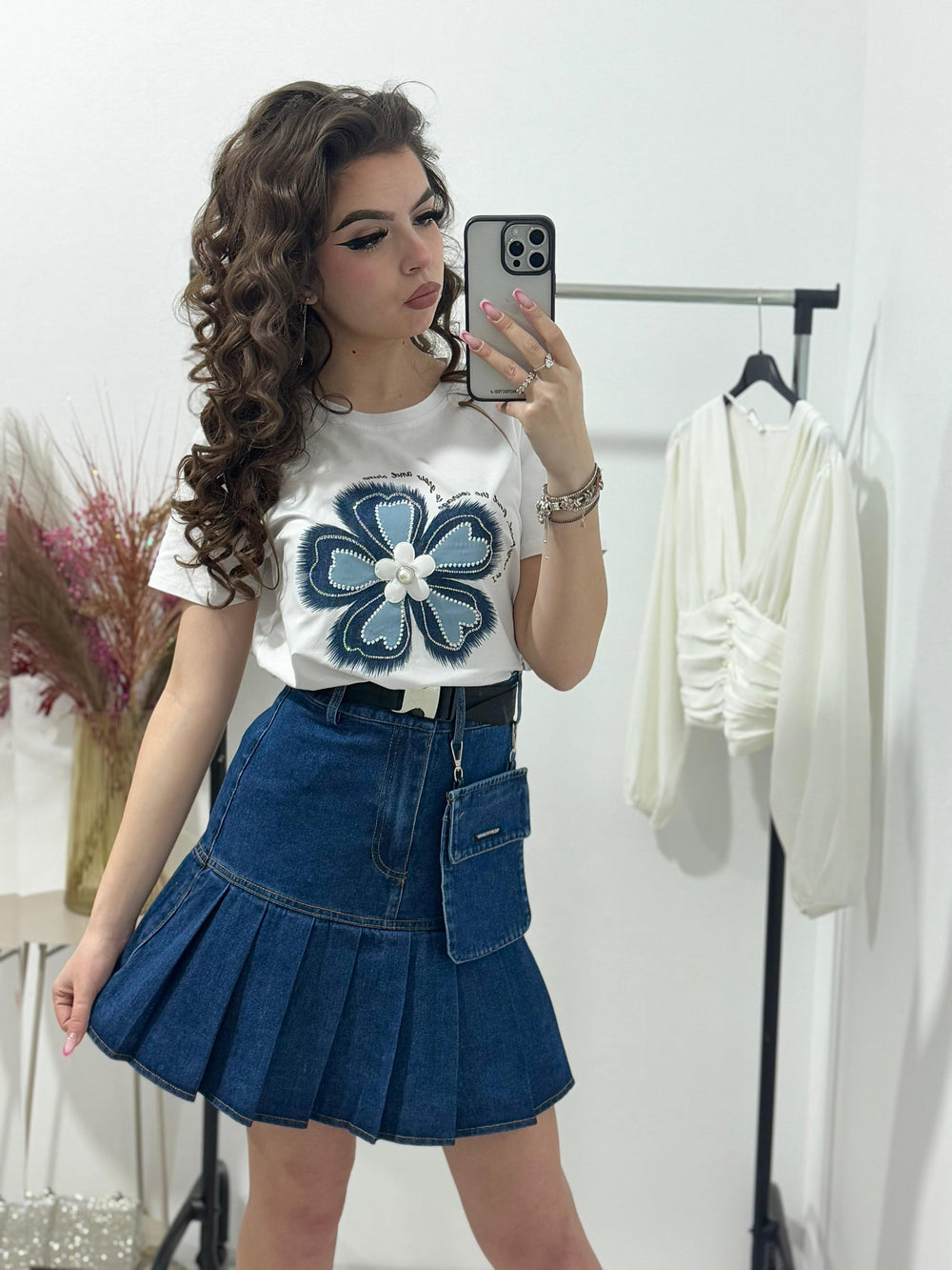 Fusta denim Tiffany