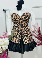 Top imprimeu leopard