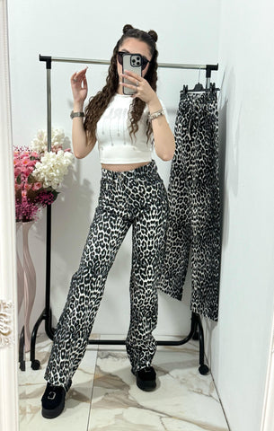 Blugi wide leg Nadine