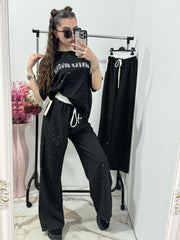 Compleu negru ștanțat MM