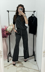 Compleu elegant din satin Sidonia