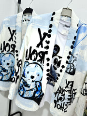 Sacou colorat Blue Bear