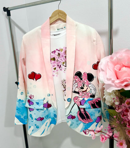 Sacou colorat Minnie in Love