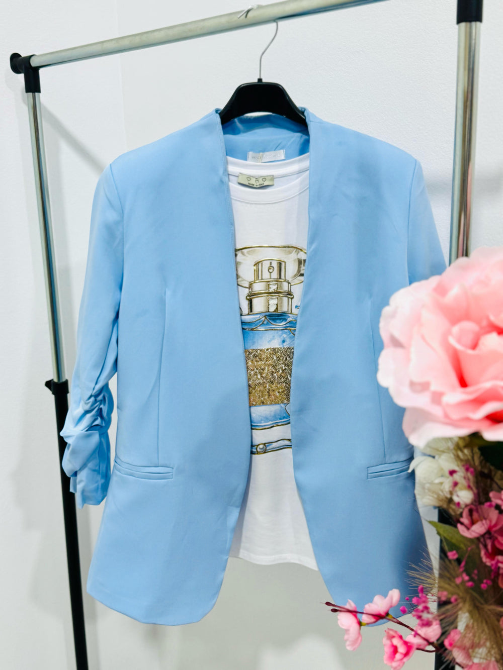 Set sacou + tricou Blue Perfume