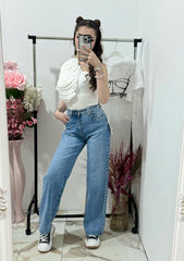 Blugi wide leg Claude