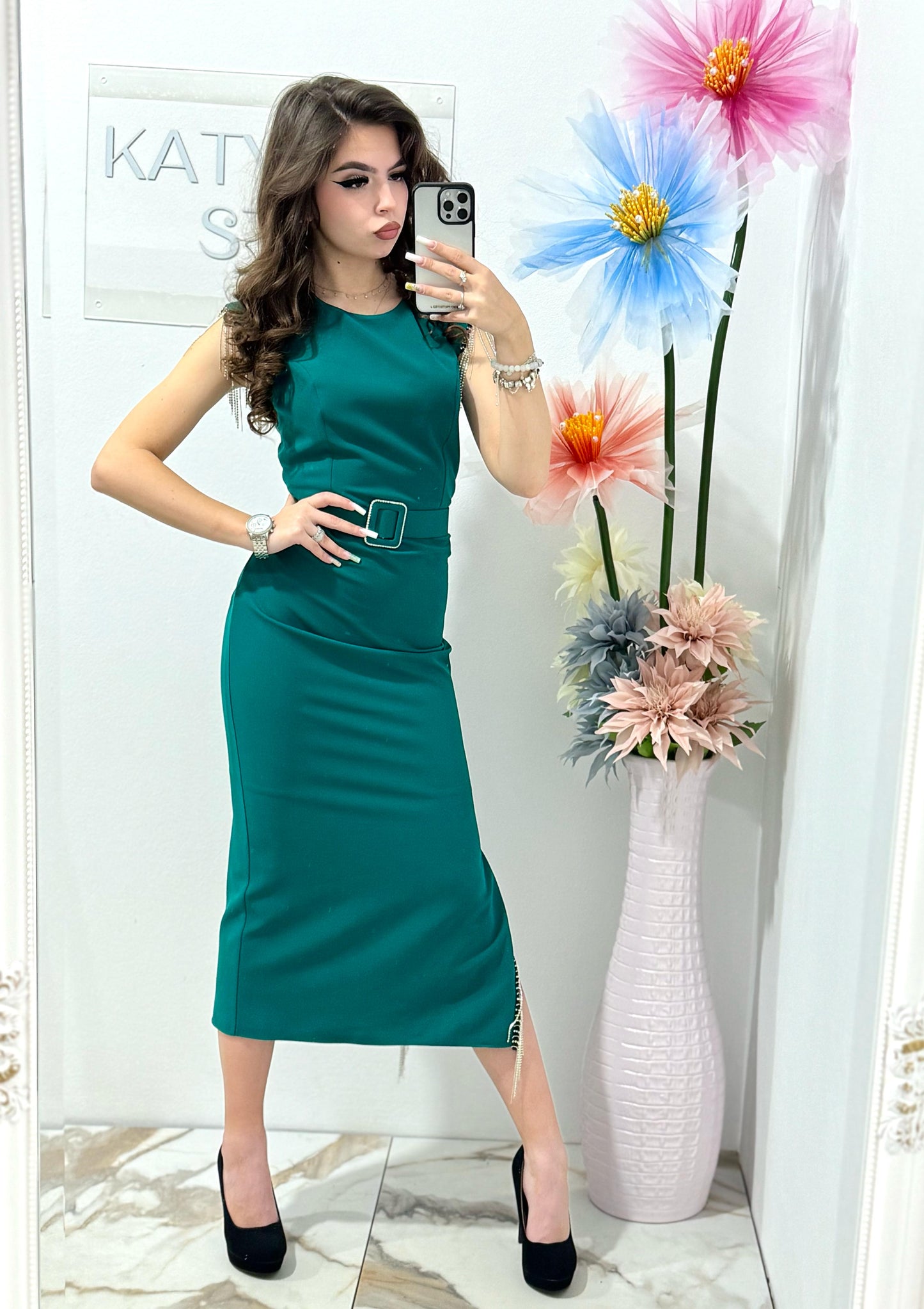 Rochie midi Angela