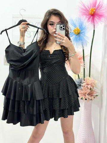 Rochie eleganta neagra Zonia