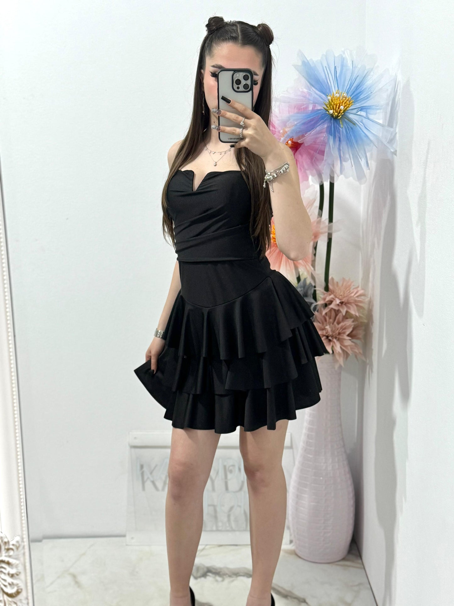 Rochie scurta neagra Sabrina