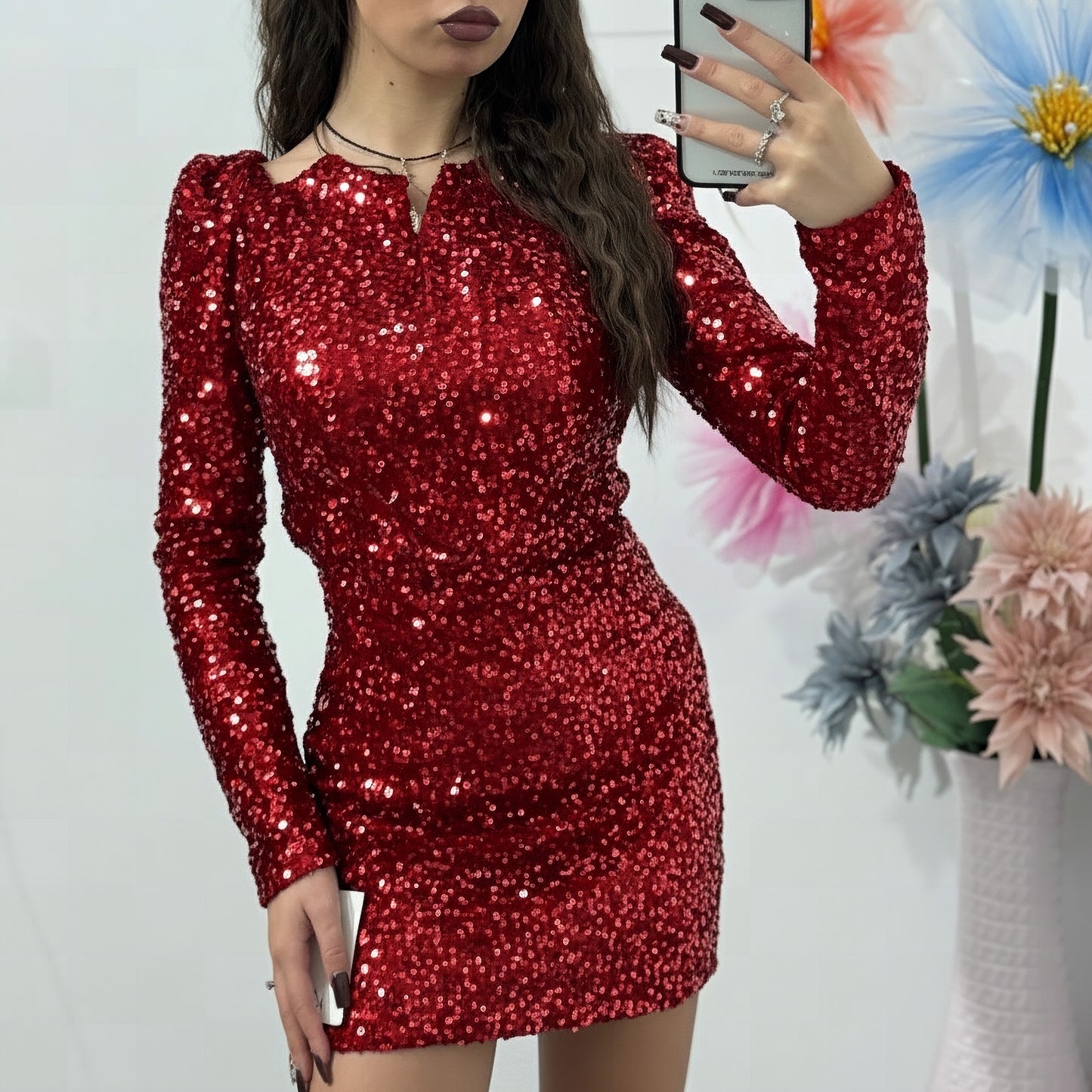 Rochie cu paiete Karoly