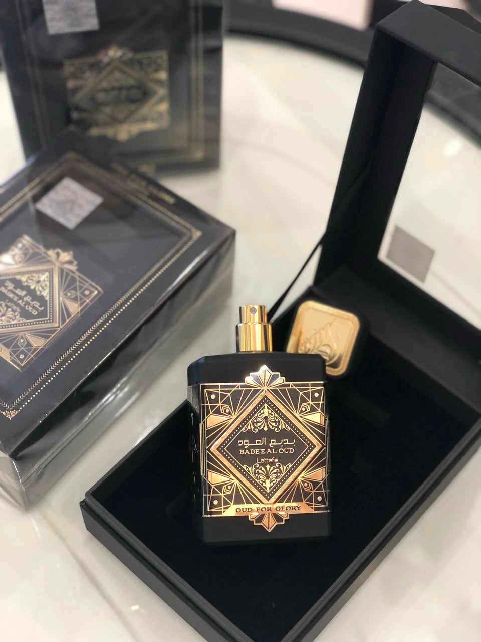 Parfum arabesc Badee Al Oud (Oud For Glory), apa de parfum 100 ml, barbati - inspirat din Oud For Greatness by Initio