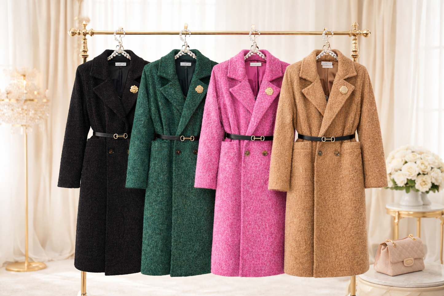 Palton damă lung ELENA