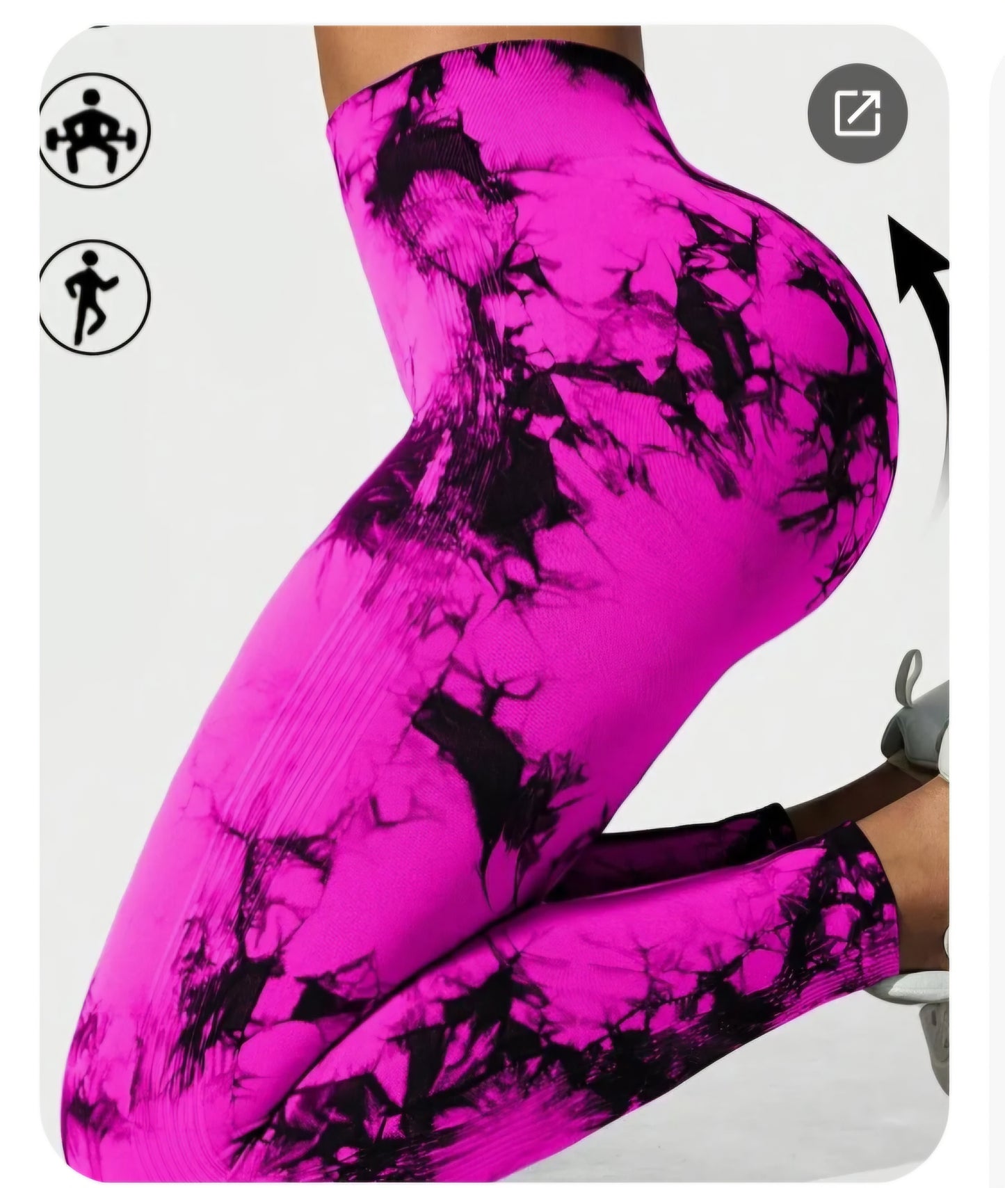 Colanti modelatori fucsia cu push up