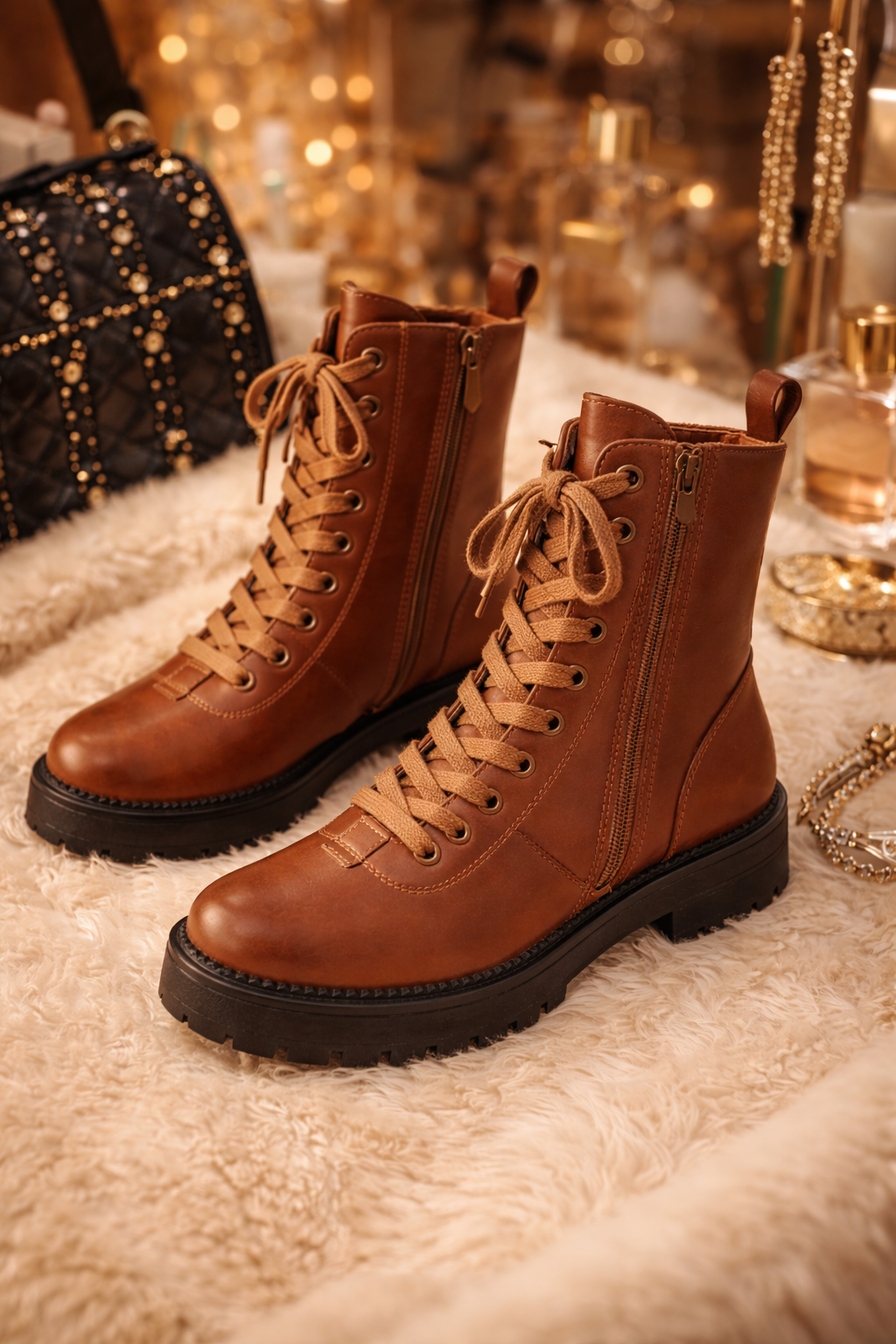 Ghețe damă din piele ecologică – stil urban chic