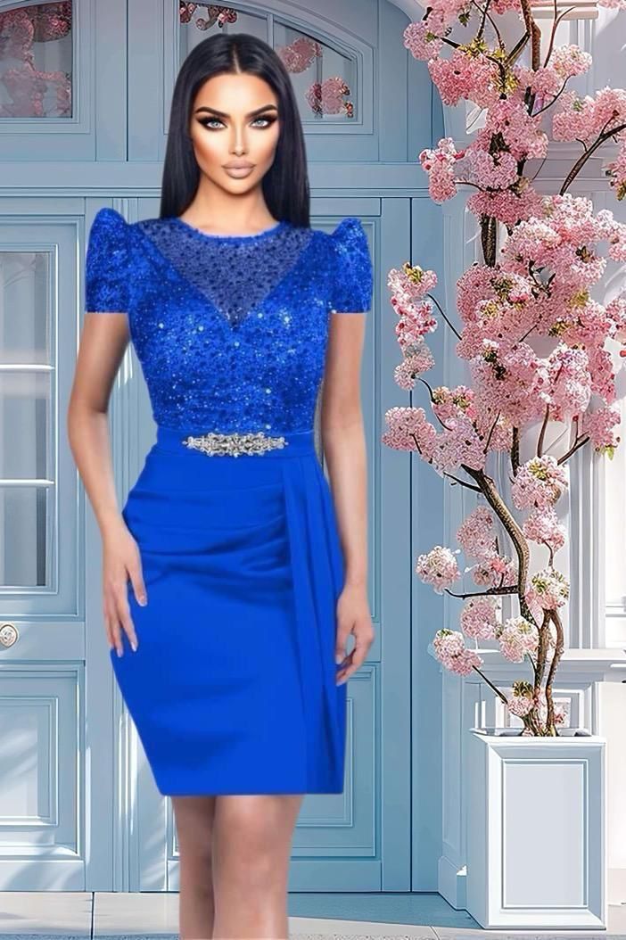 Rochie elegantă cu paiete Katerine