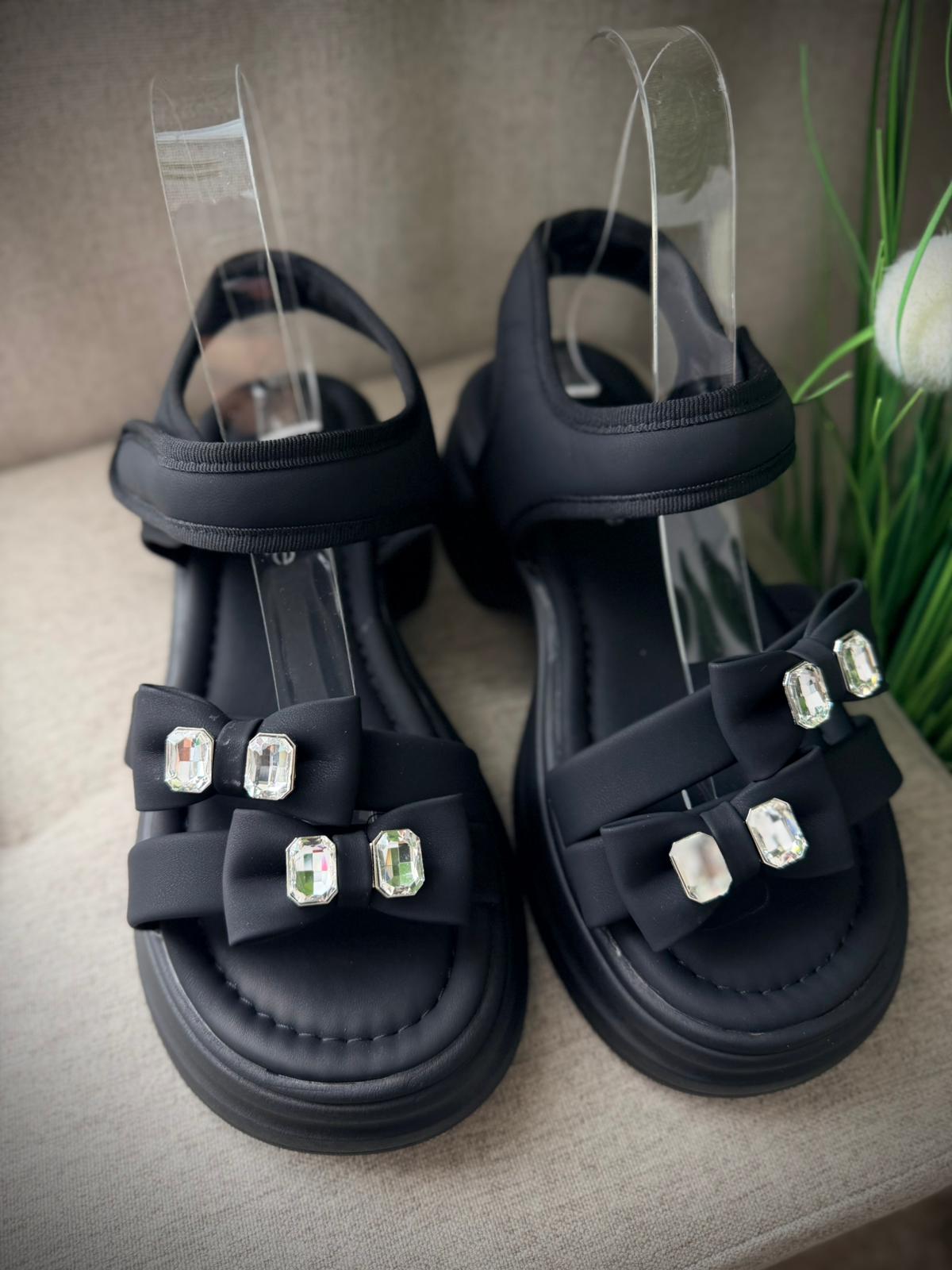 Sandale casual Bows