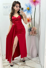 Rochie eleganta rosie Monique