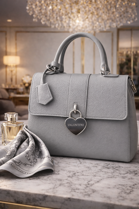 Geanta dama gri Valentini