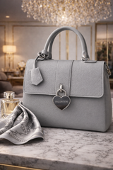 Geanta dama gri Valentini