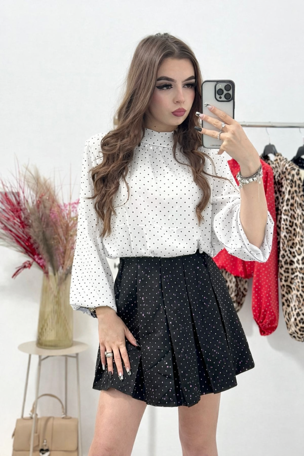 Bluza cu cristale Janice