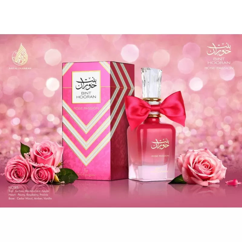 Ard Al Zaafaran Bint Hooran Rose Passion, Apa de Parfum, Femei