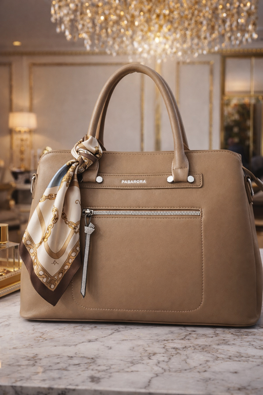 Geanta taupe/beige Olga