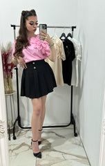 Fusta scurta neagra Adelinne