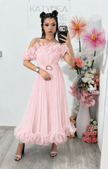 Rochie eleganta baby pink Paulinne
