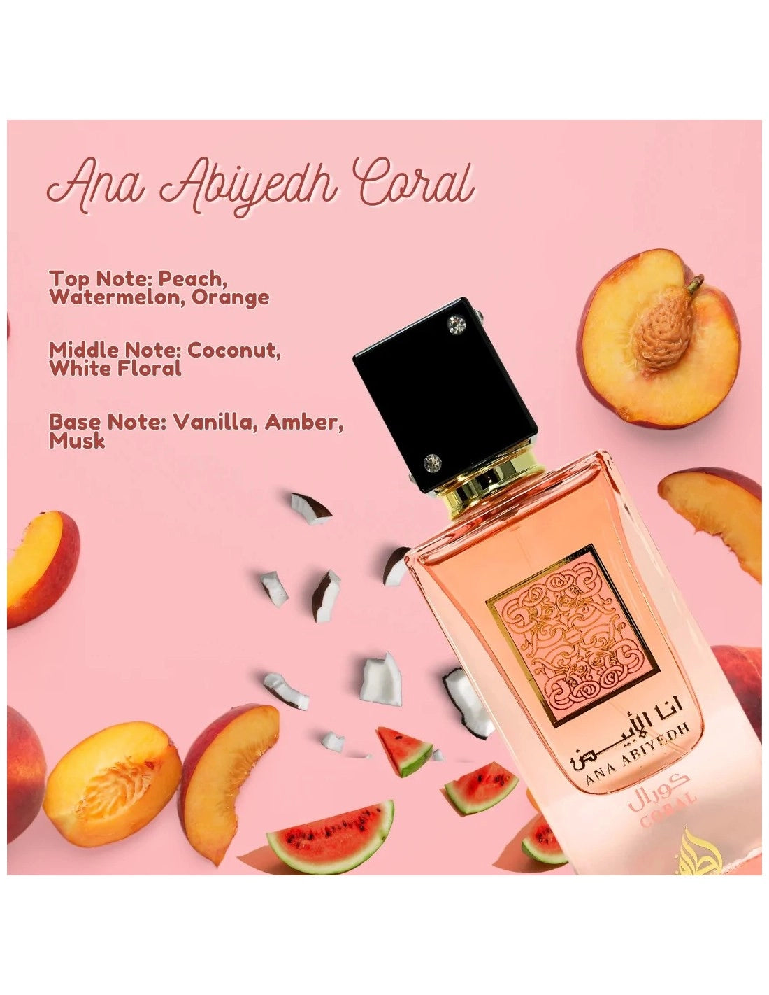 Lattafa ANA ABIYEDH Coral apa de parfum 60 ml parfum