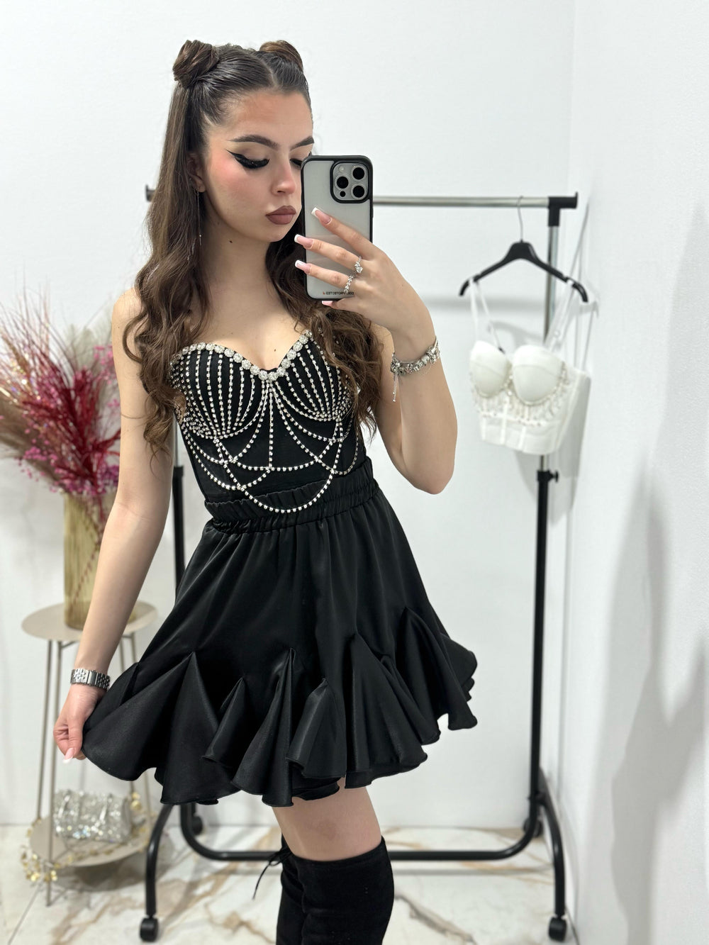 Top elegant cu cristale Sparkle