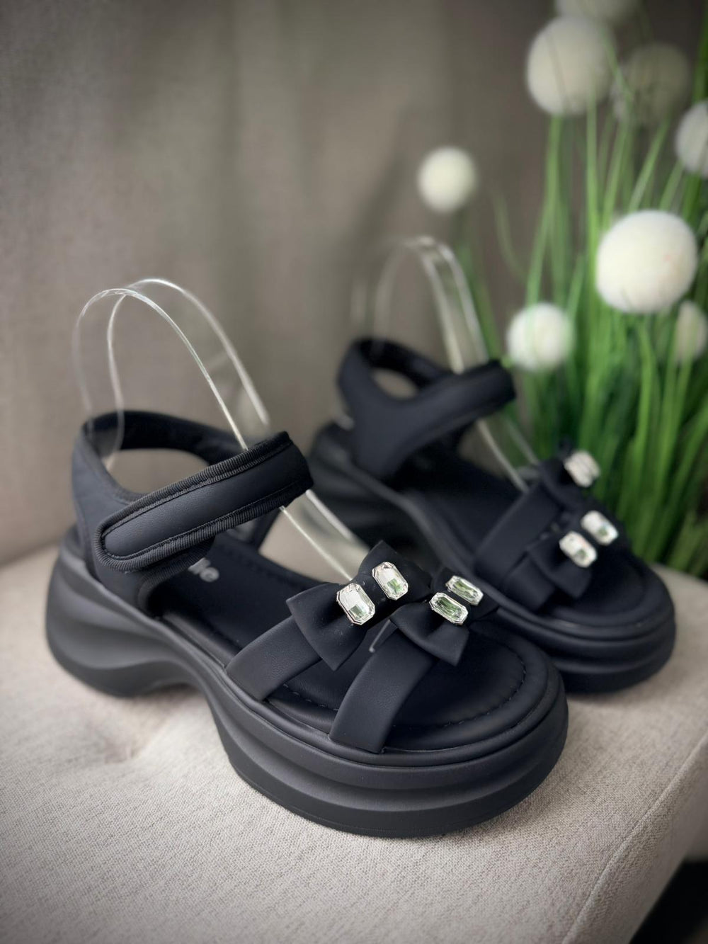 Sandale casual Bows