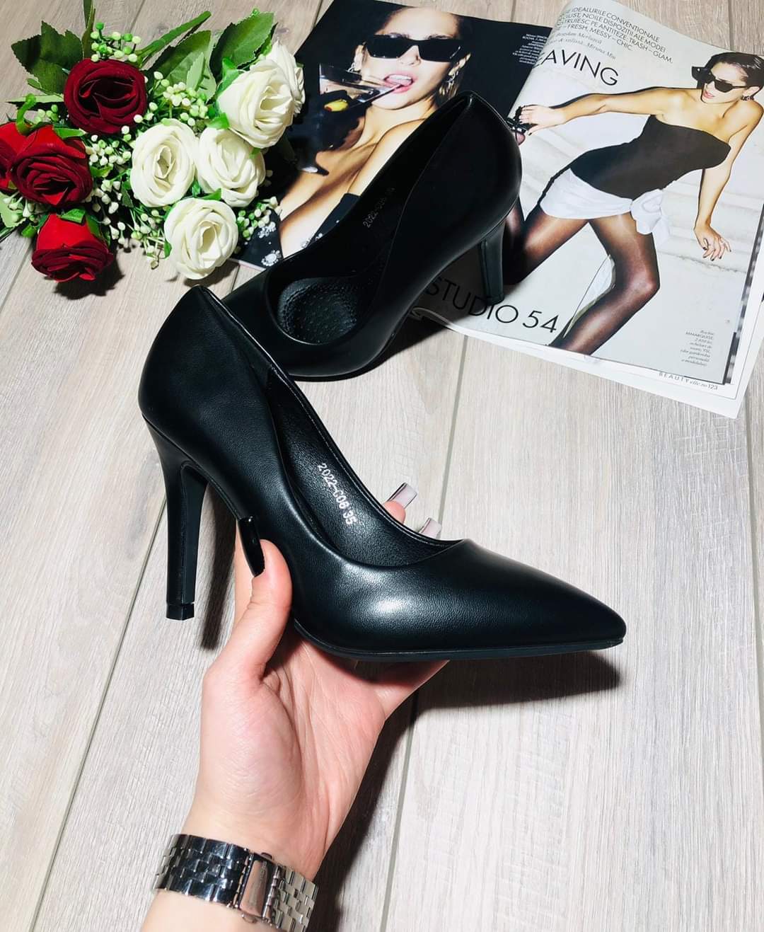 Pantof stiletto negru