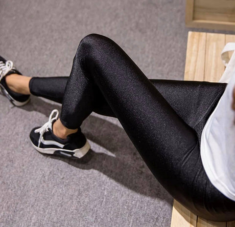 Colanti lycra luciosi