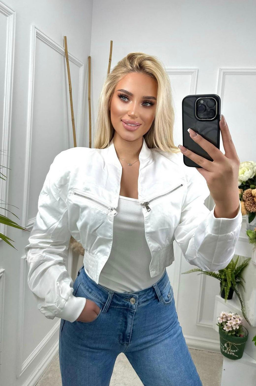 Geaca crop Vanessa